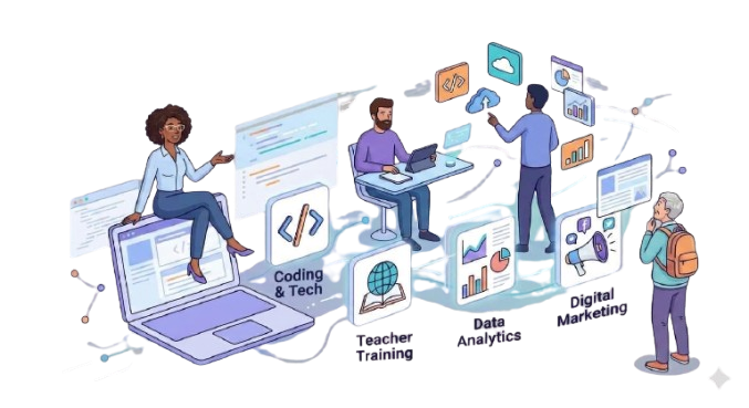 Digital and AI training programmes by Goyam Technologies in South Africa